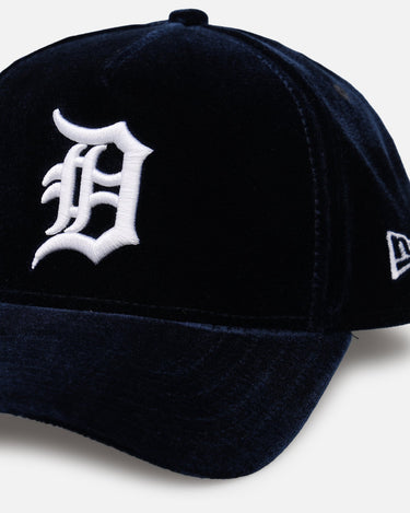 New Era Detroit Tigers 'Velvet Official Team Color' 9FORTY A-Frame Snapback Navy